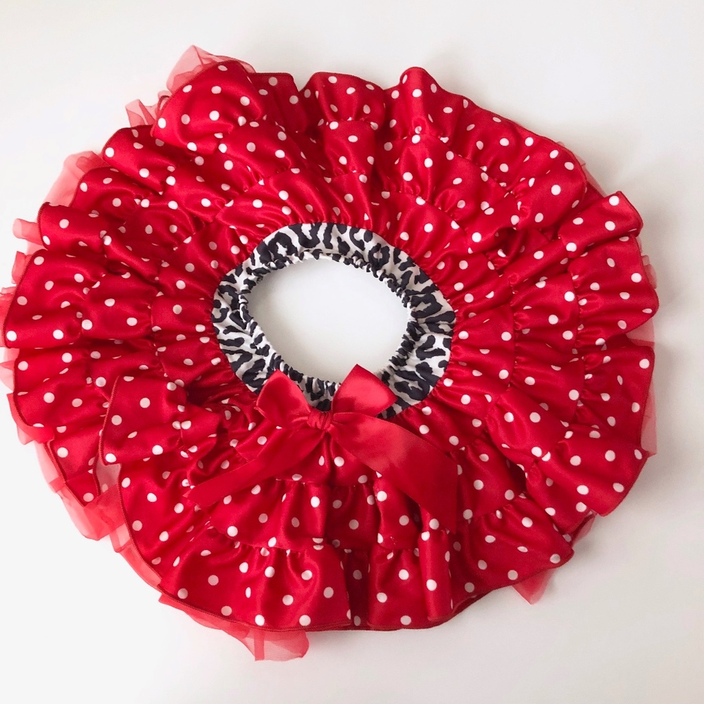 Girls Laure Dare Red Polka Dot Skirt S 12-24